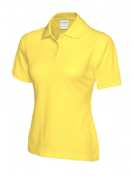 UC 115 Ladies Cotton Rich Polo Shirt mit Logo-Stick